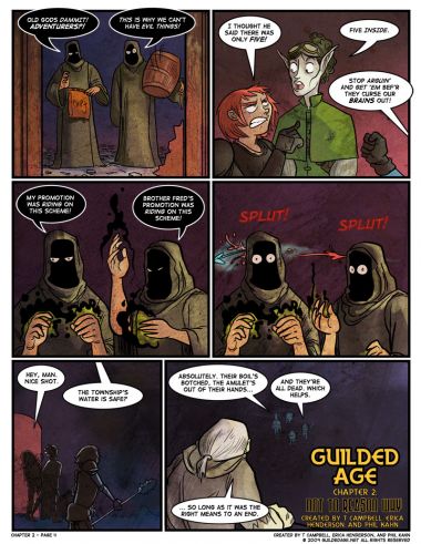 What do you call a handful of dead & foiled cultists piled up in the middle of their own hideout? A good start!