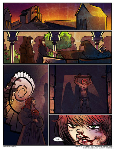 Tirelessly training day and night, the Bloodshot Sisters' Nun-Fu is quite strong, indeed.