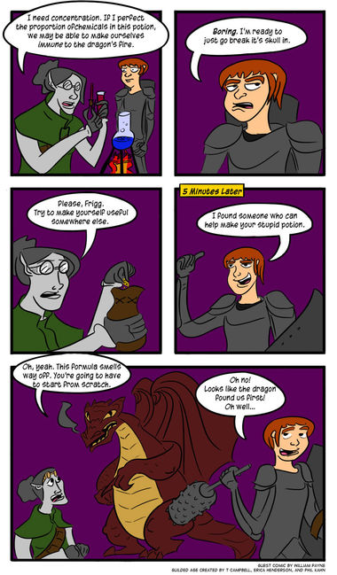 I mean really, isn't making yourself immune to incineration taking half the fun away from fighting a dragon altogether?