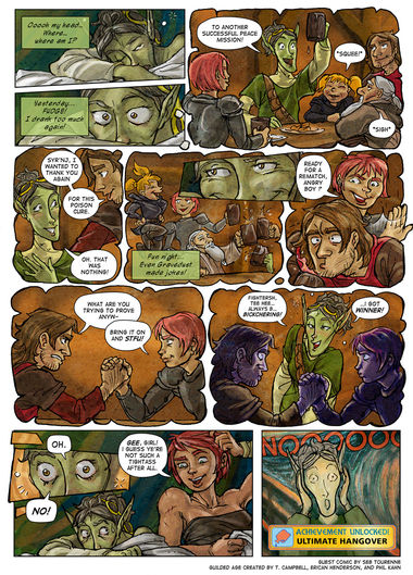 We're still debating on whether or not this particular strip will be considered canon. On the one hand, we'd never take the story in this particular direction. On the other hand... I like where this is going.