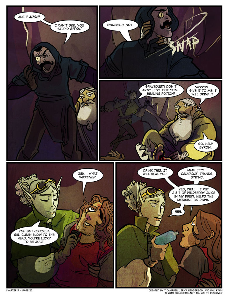 Byron's the type of Berserker who smells the roses along freshly cut swath.