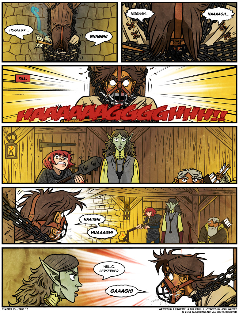 That's Berserker for 'Great to see you!'
